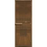 фото Дверь для хамама стеклянная Doorwood DW00806 бронза матовая 700х1900 мм